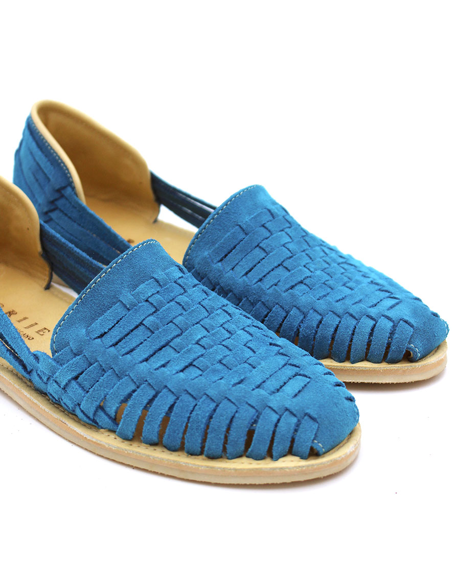 Alebrije Shoes en España Calzado Zapatos Artesanales Hecho en México Balandra Turquesa - Imagen 4